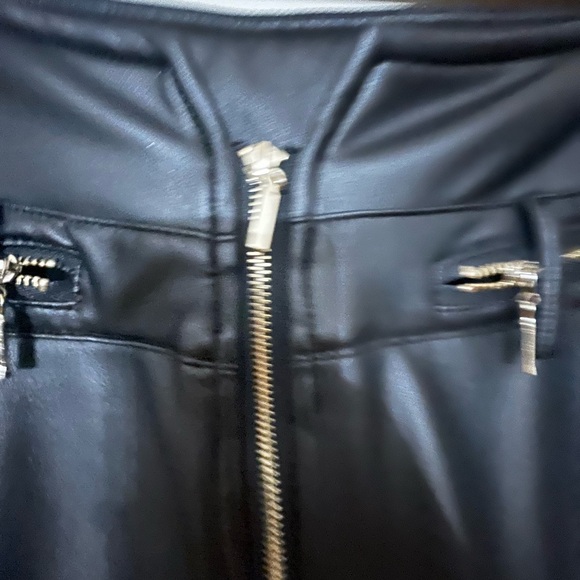 Black pants with zippers. Brand new. Great feel and look. - Picture 2 of 5